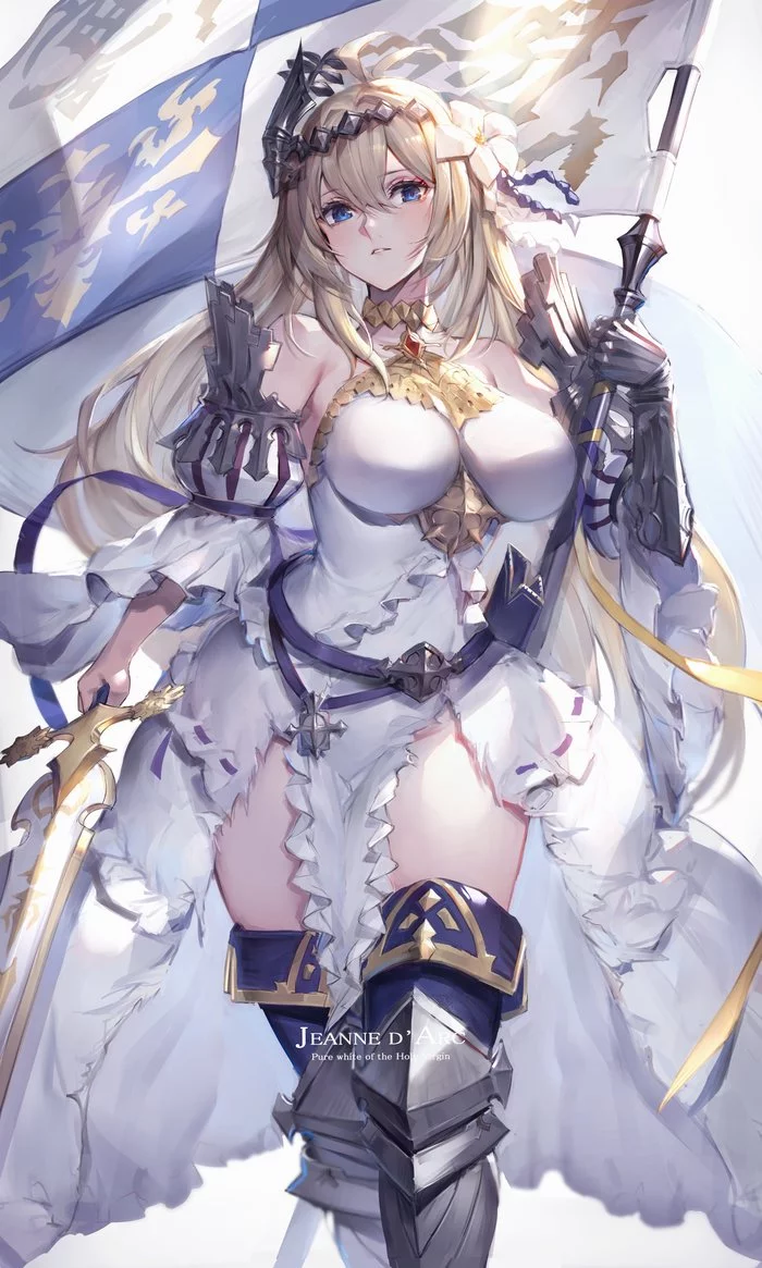 Jeanne Darc - Аниме, Anime Art, Granblue Fantasy, Jeanne Darc