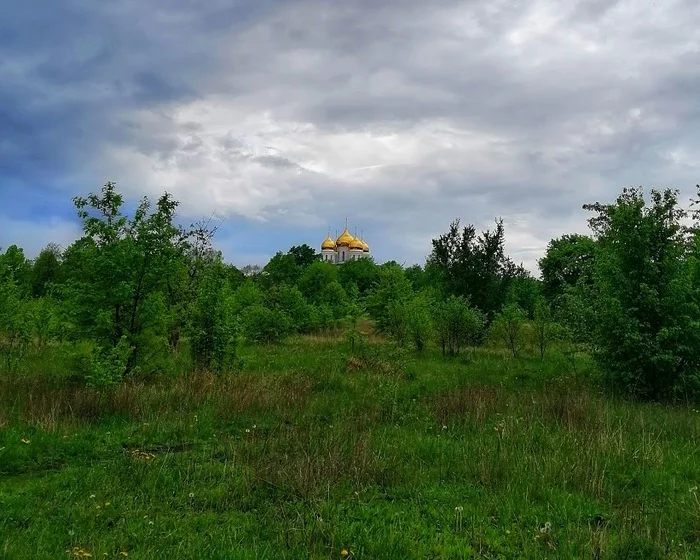 Golden domes... - My, Mobile photography, The photo, Photo on sneaker, Kharkov