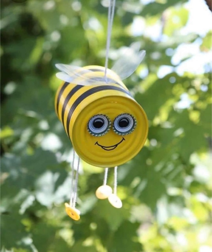 Дружелюбная стим-панк пчелка Пчелы, Банка, Рукоделие