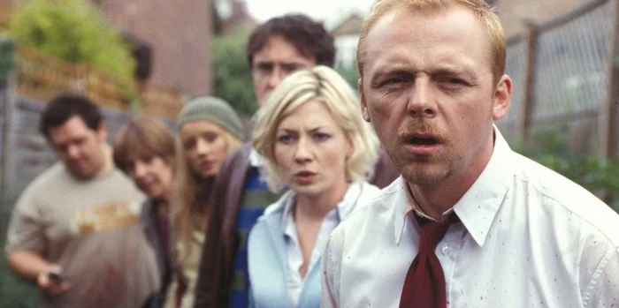 'A fan bit my leg': Edgar Wright and Simon Pegg reminisce about filming Shaun of the Dead - A zombie named Sean, Simon Pegg, Edgar Wright, Nick Frost, Zombie, Comedy, Movies, DTF, Video, Longpost