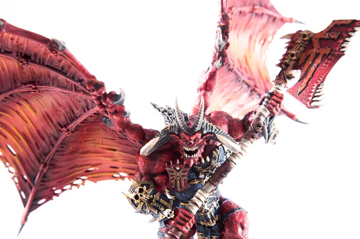 Bloodthirster - My, Warhammer: age of sigmar, Warhammer, Khorne, Blood, Demon, Painting miniatures, Longpost