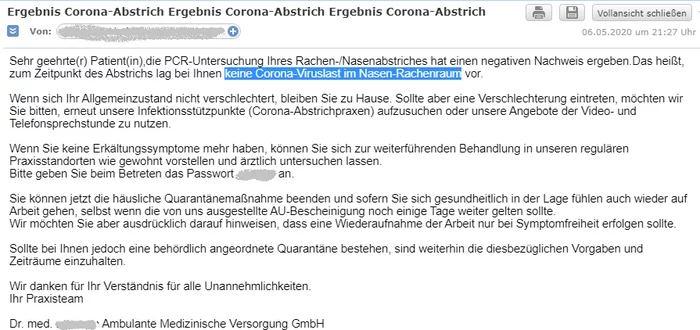 Тест на корону в Германии Германия, Коронавирус, Врачи, Жизнь за границей, Длиннопост Тест на корону в Германии Германия, Коронавирус, Врачи, Жизнь за границей, Длиннопост