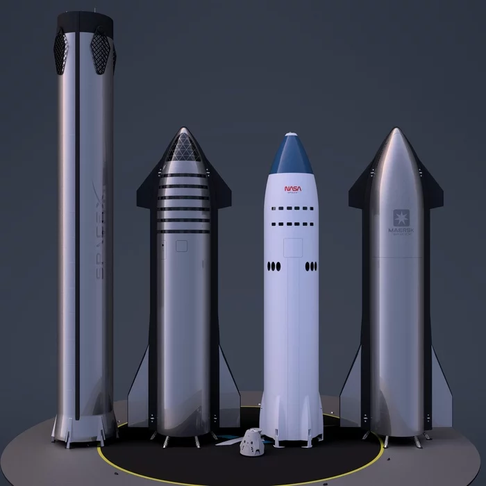 Family photo v.2 - Spacex, Starship, Elon Musk