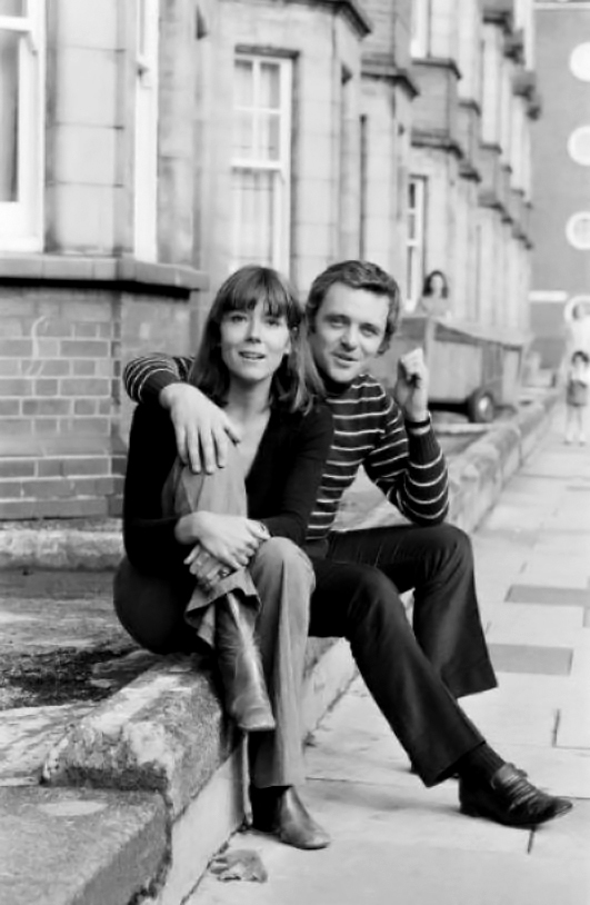 Anthony Hopkins and Diana Rigg, 1972 - Anthony Hopkins, Youth, Longpost, Old photo