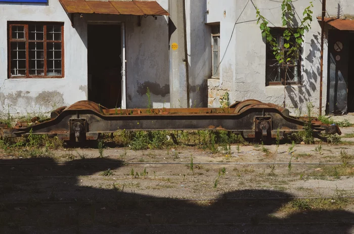 Evpatoria tram, part 2, tram depot, 2015 - My, Tram, Transport, Public transport, Evpatoria, Crimea, The photo, Depot, Longpost