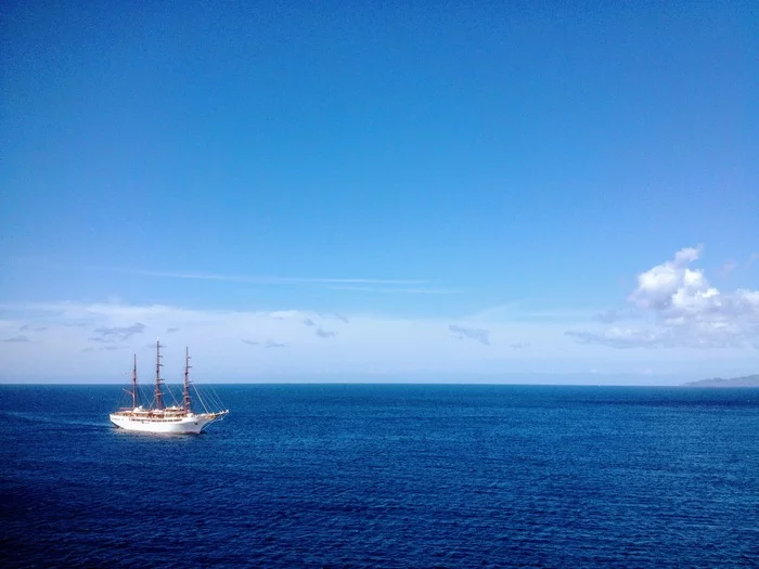 Keep your eyes on the horizon - My, Sea, Caribs, Ship, Travels, Marine stories, Caribbean Sea