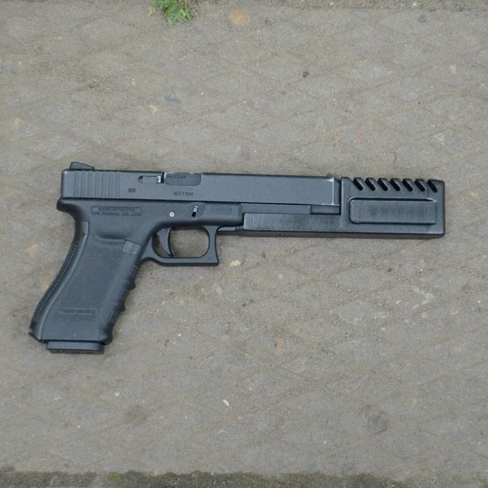 Compensator for Glock - My, Airsoft, Cosplay, Airsoft4you, 3D печать, Glock pistol, Glock 18, Longpost