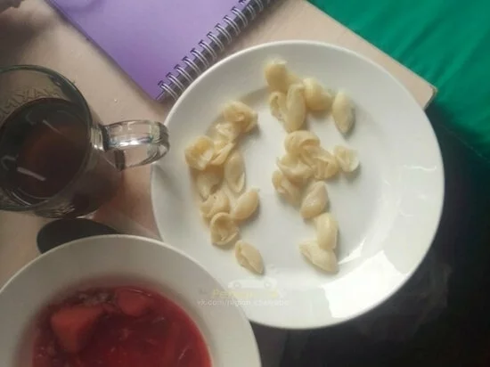 Chelyabinsk “coronavirus” hospital explained the meager lunch by standards - Ministry of Health, Pasta cutlets mashed potatoes