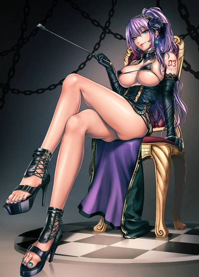 Mistress Luka - NSFW, Hand-drawn erotica, Erotic, Anime art, Sadakage