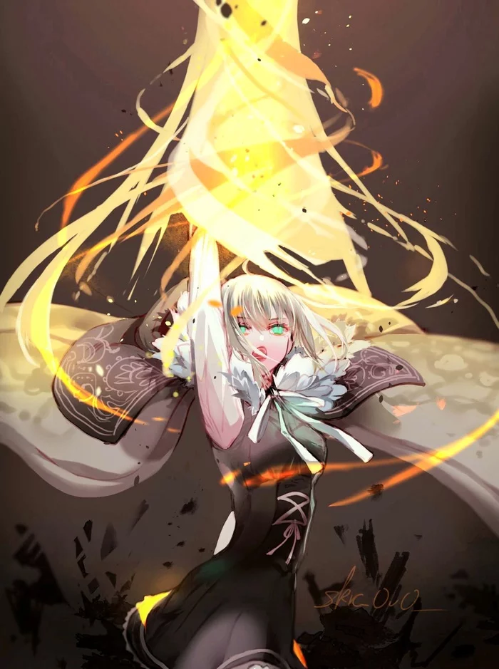 Gray, the gravekeeper - Fate, Anime art, Gray (Fate), Anime, Fate grand order