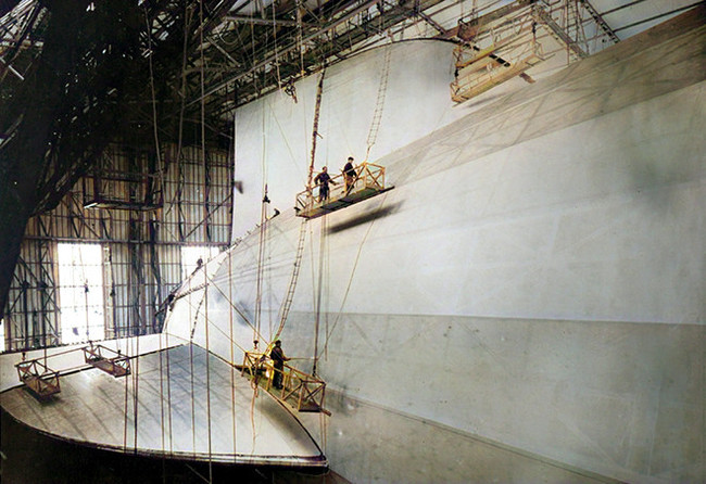 The death of the airship Hindenburg in 15 photographs. Colorization - Colorization, Story, USA, Catastrophe, Airship, Aviation, Longpost