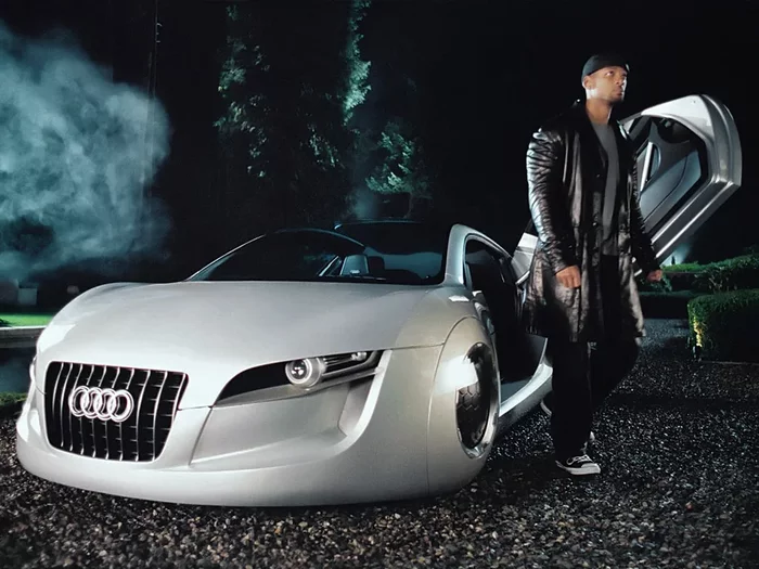 Cars from movie #2. - Will Smith, I am robot, Movies, Auto, Futurism, Future, Audi r8, Longpost, Video