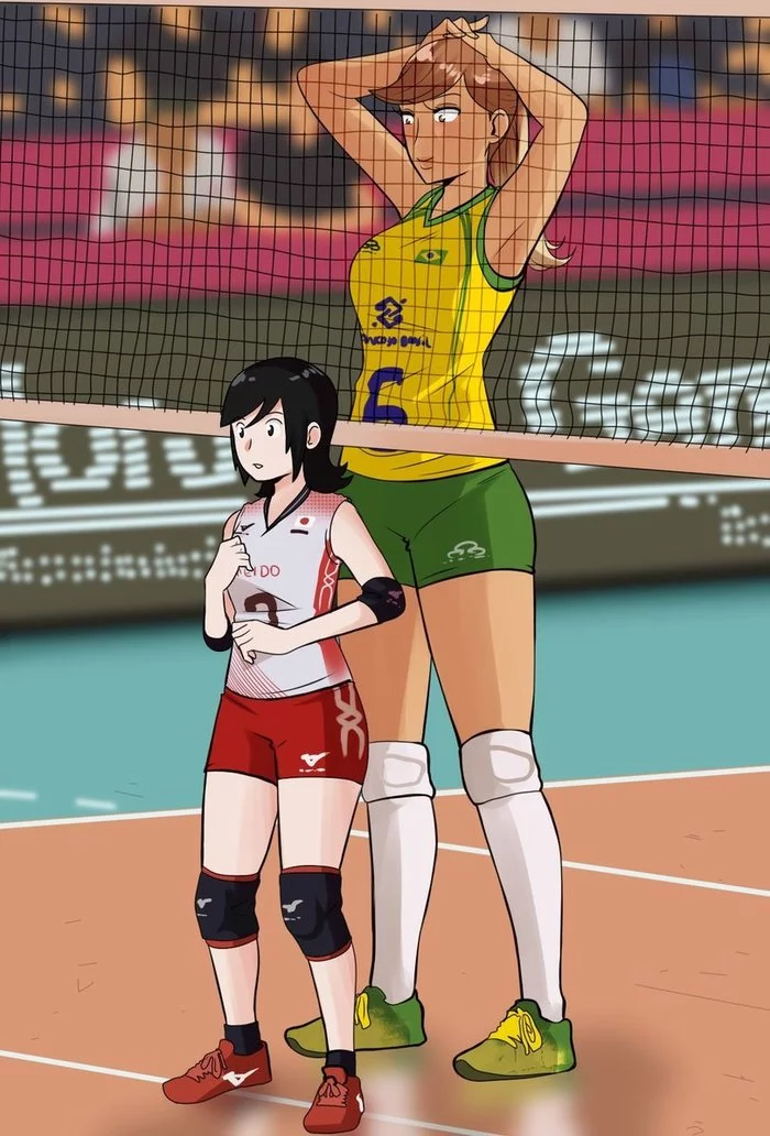 Milaha Yoshie - Volleyball, Milota, From 3D to 2D, Not anime, Anime, Japan, Sport, Video, Longpost