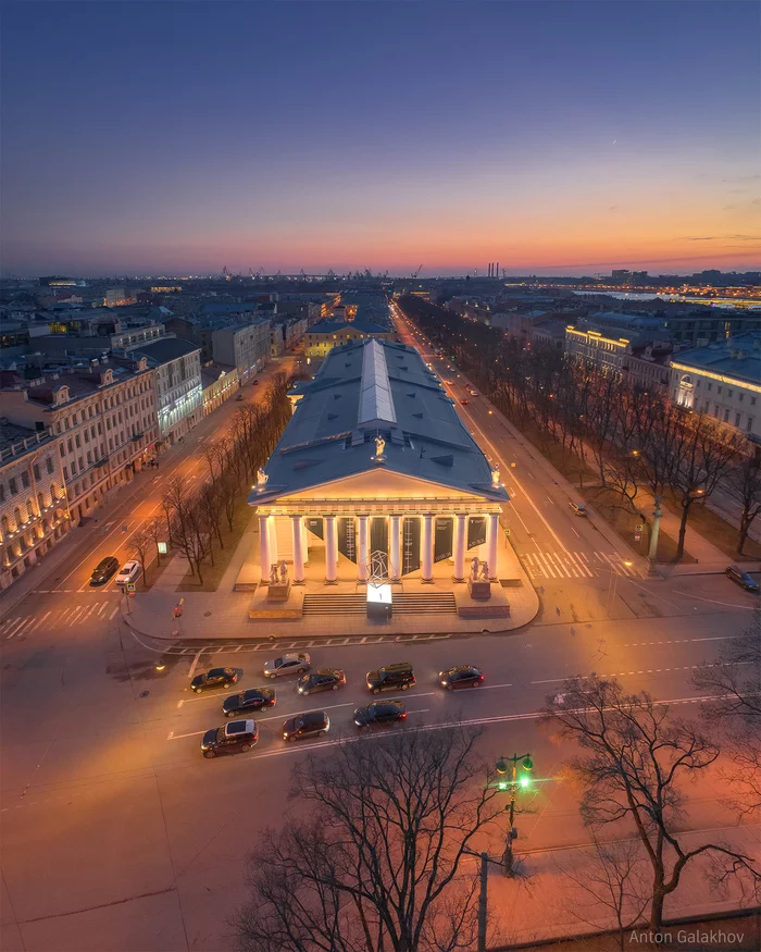 Тихий вечер - Моё, Санкт-Петербург, Квадрокоптер, Закат, Фотография