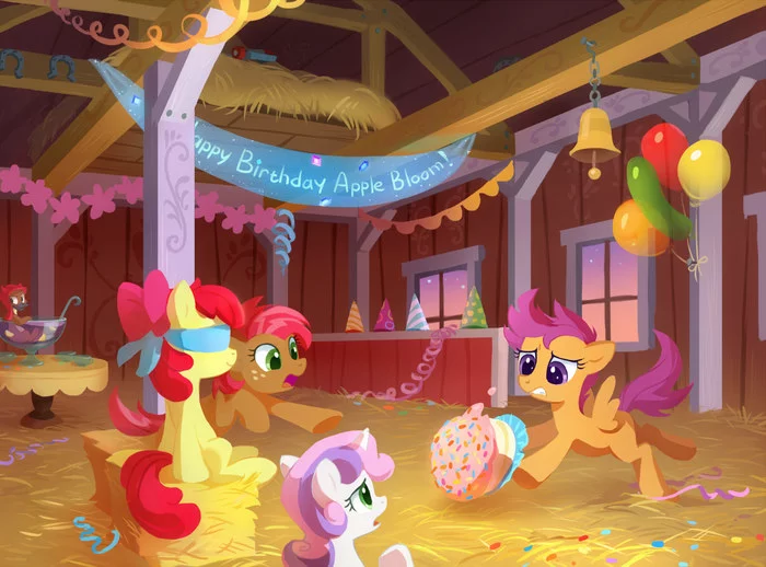 Post 7454620 - My little pony, Sweetie belle, Applebloom, Scootaloo, Babs Seed, Tomatocoup