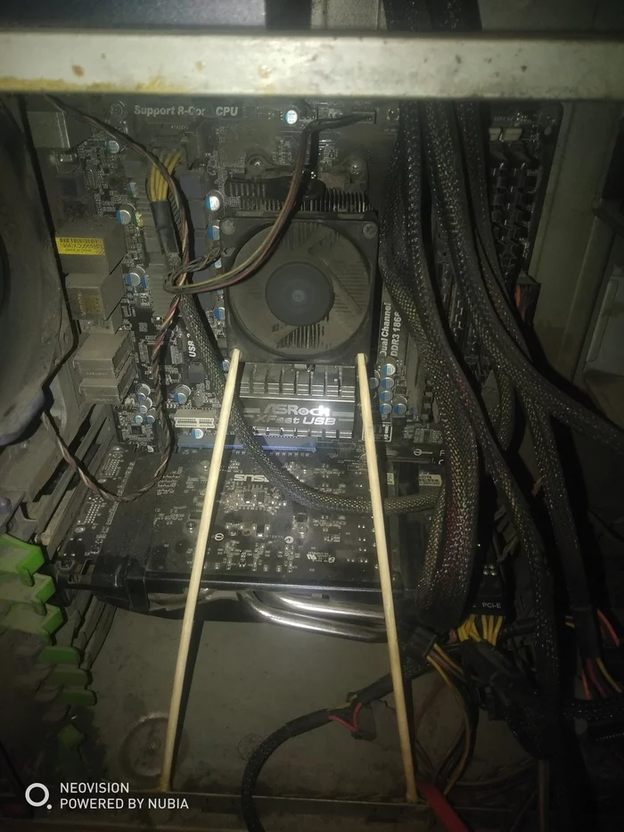 Cooler mount - My, Computer Repair, This country can not be defeated, Cooler, No rating, Dust, And so it will do