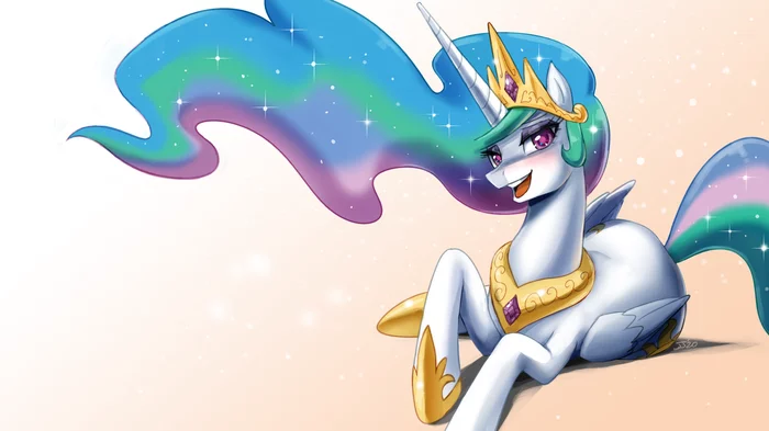 Solar Horse - My little pony, PonyArt, Princess celestia, John joseco