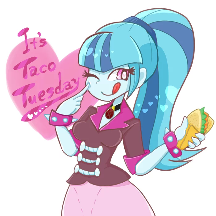 It's Taco Tuesday - My little pony, Equestria girls, Sonata dusk, Taco