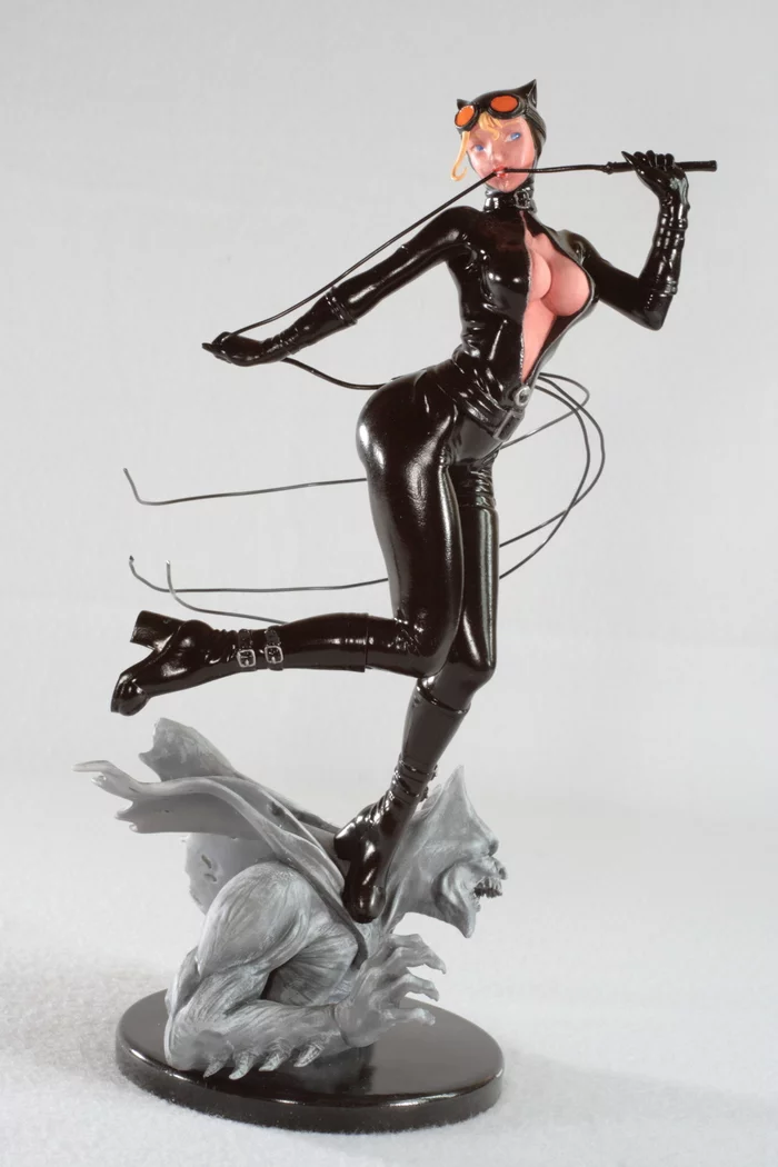 Catwoman - My, Batman, Catwoman, Comics, Figurine, DC, cat, Modeling, Anime, Longpost, Figurines, Dc comics