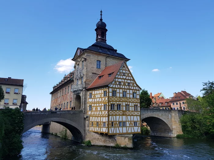 Старая ратуша в Бамберге - Моё, Фотография, Германия, Бамберг, Длиннопост, Архитектура