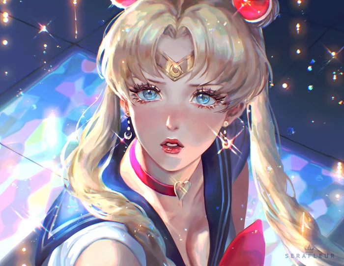 Sailor Moon - Sailor Moon, Anime, Drawing, Sailormoonredraw, Serafleur