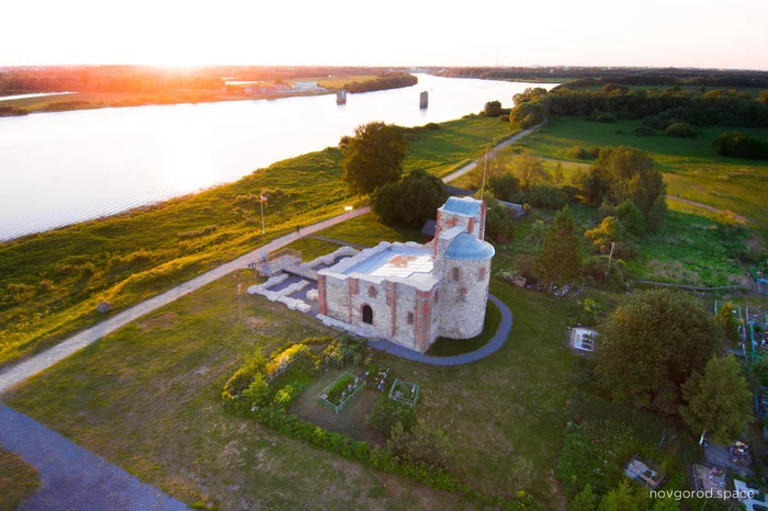 In Veliky Novgorod, on the Rurik settlement, a church was restored - My, Velikiy Novgorod, Restoration, Tourism, Longpost