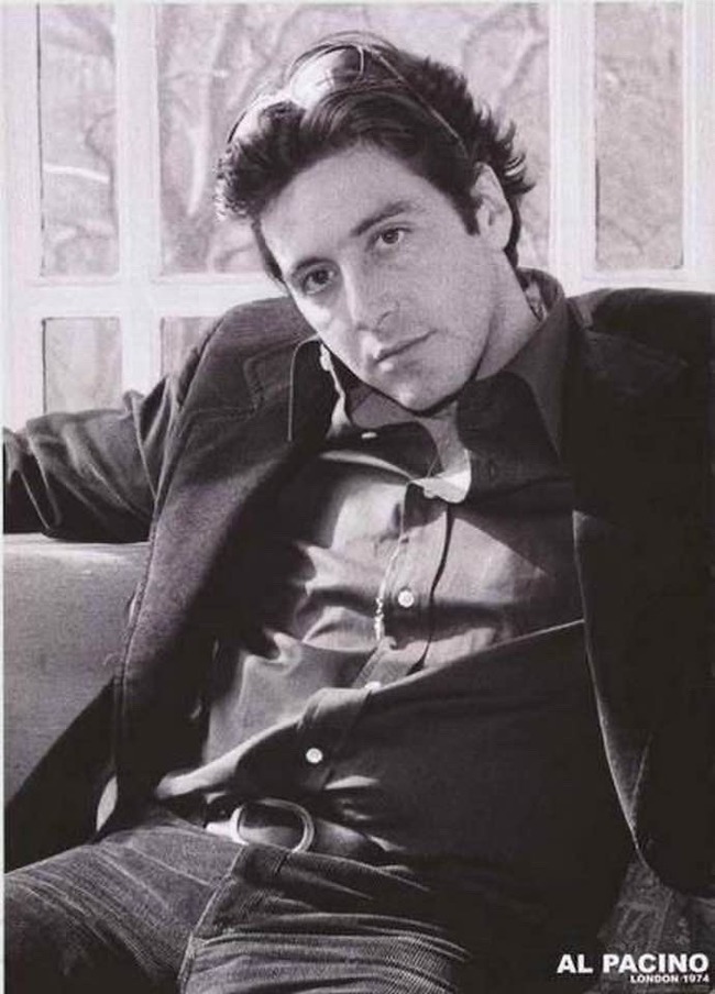 Kings of Hollywood. A selection of retro photos. Part #4 - beauty, Celebrities, Hollywood golden age, The photo, Men, Black and white, Al Pacino, Longpost