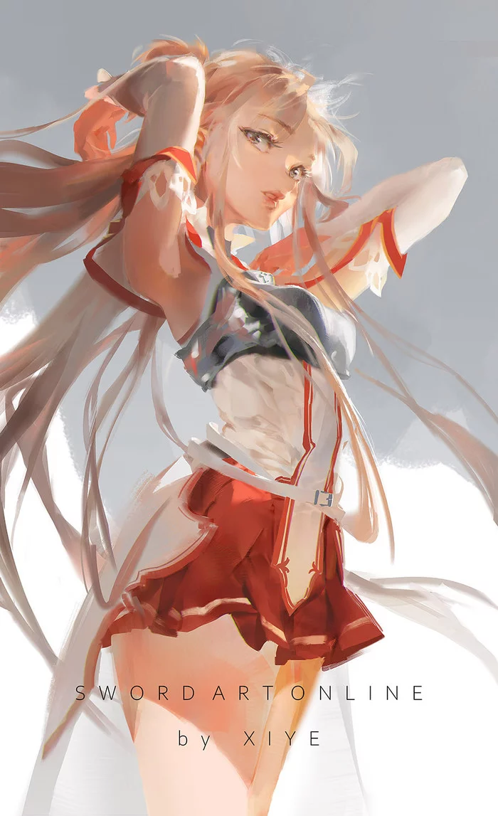 Asuna art - Sword Art Online, Yuuki asuna, Anime, Art, Anime art