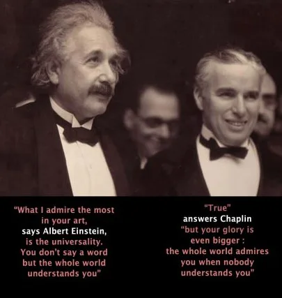 Когда встретились Альберт Эйнштейн и Чарли Чаплин