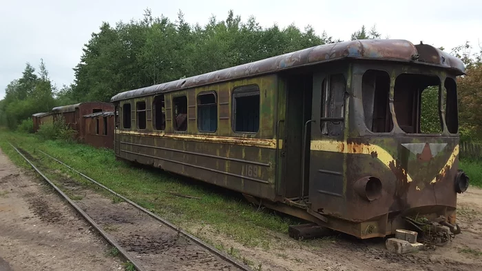 Restoration of a motor carriage for a narrow-gauge railway in the village of Tesovo-Netylsky - Velikiy Novgorod, Narrow gauge, Restoration, Longpost