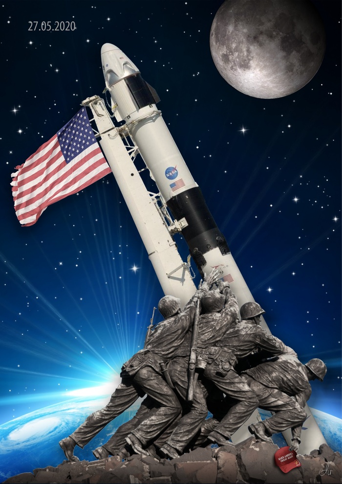 Make America Great Again... 27 мая в пилотируемом космосе!