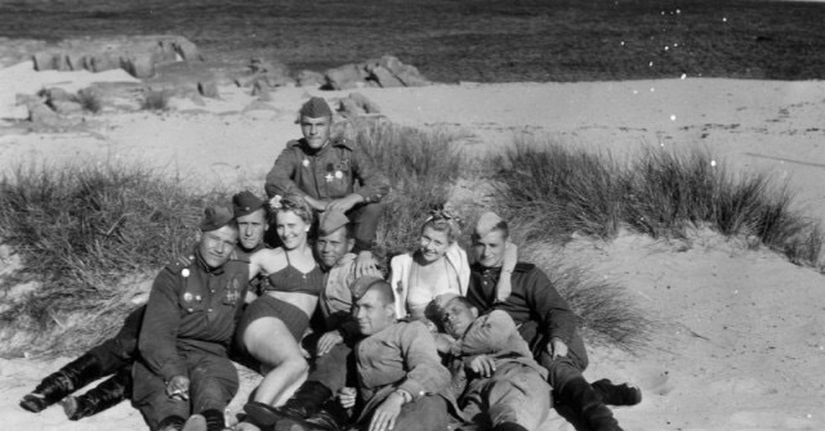 Конец мая 1945 г., остров Борнхольм, Дания | Пикабу