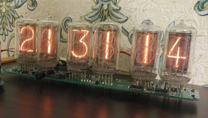 Мои самые большие часы Nixie clock на Z5660M - Моё, Часы, Ламповые часы, Nixie clock, Своими руками, Самоделки, Интерьер, Декор, Длиннопост, Рукоделие с процессом