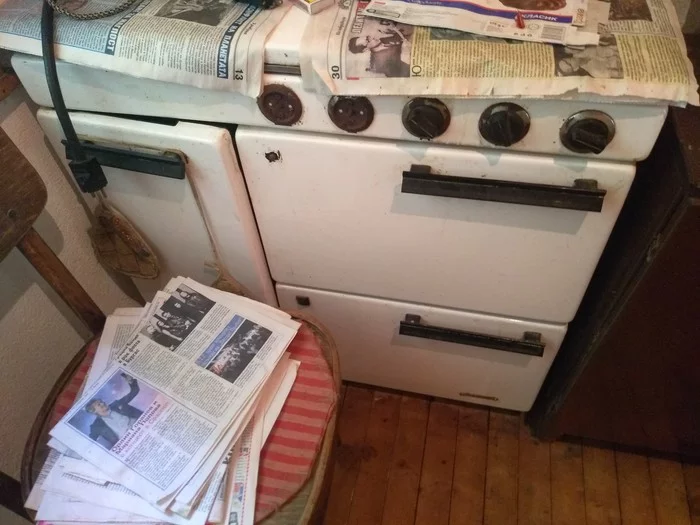 Antique stove - My, Stove, Stove, Kitchen