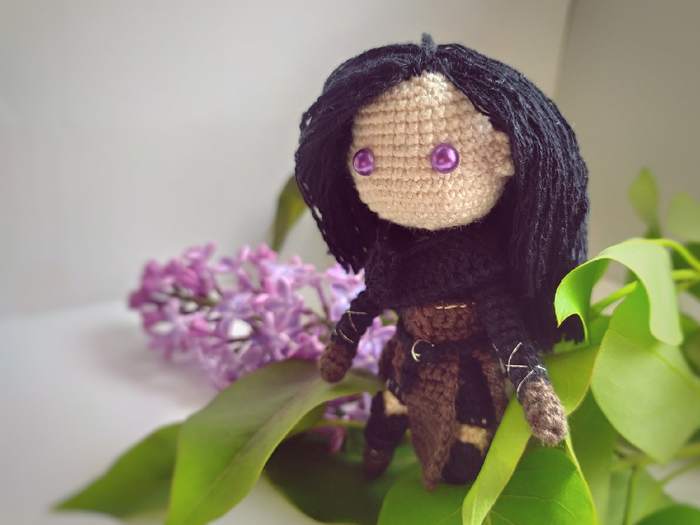 Yen from knitted Wengerberg - My, Witcher, Yennefer, Amigurumi, Crochet, Knitted toys, Longpost