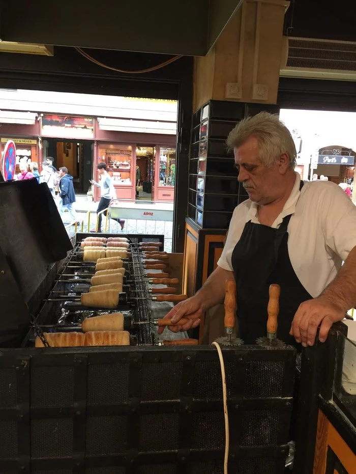 How to bake trdelnik using a power supply, foil and a flamethrower - My, Trdelnik, Bakery products, World Cuisine, Cooking, Oven, National cuisine, Longpost, Recipe