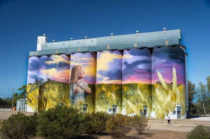 A selection of painted silos - Street art, Art, Silo tower, Art, Longpost