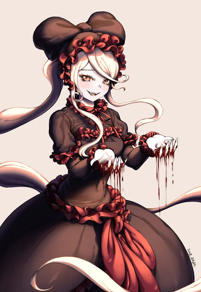 Shalltear - Shalltear bloodfallen, Overlord, Anime, Vampires, Longpost, Anime art, Blood