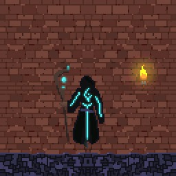 Маг Pixel Art, Цифровой рисунок, Гифка