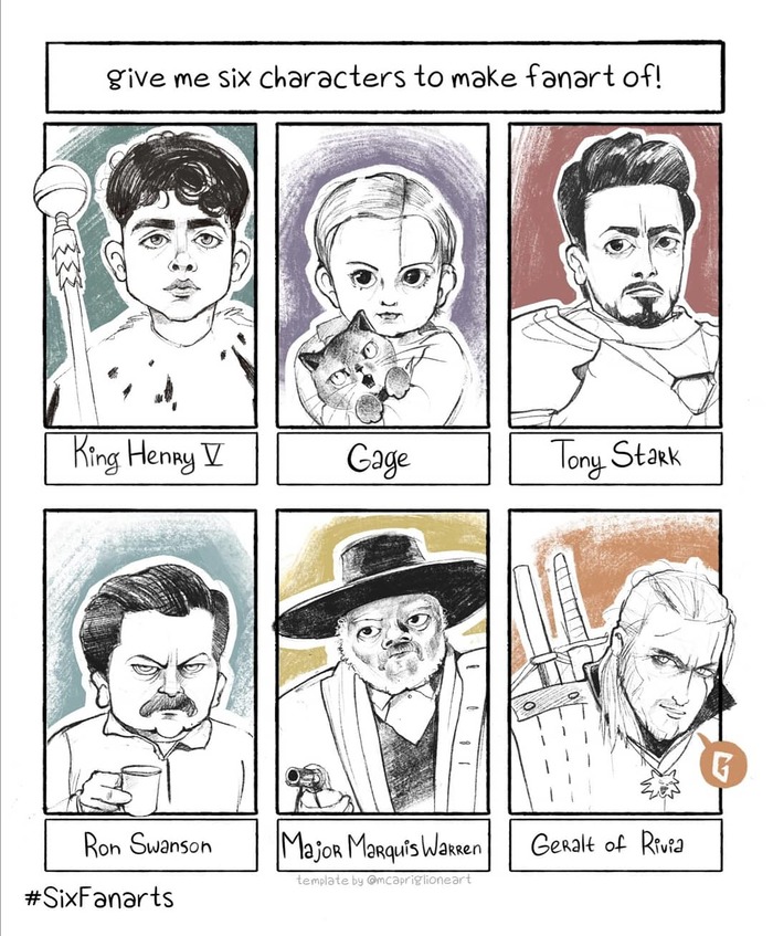 Sixfanarts challenge