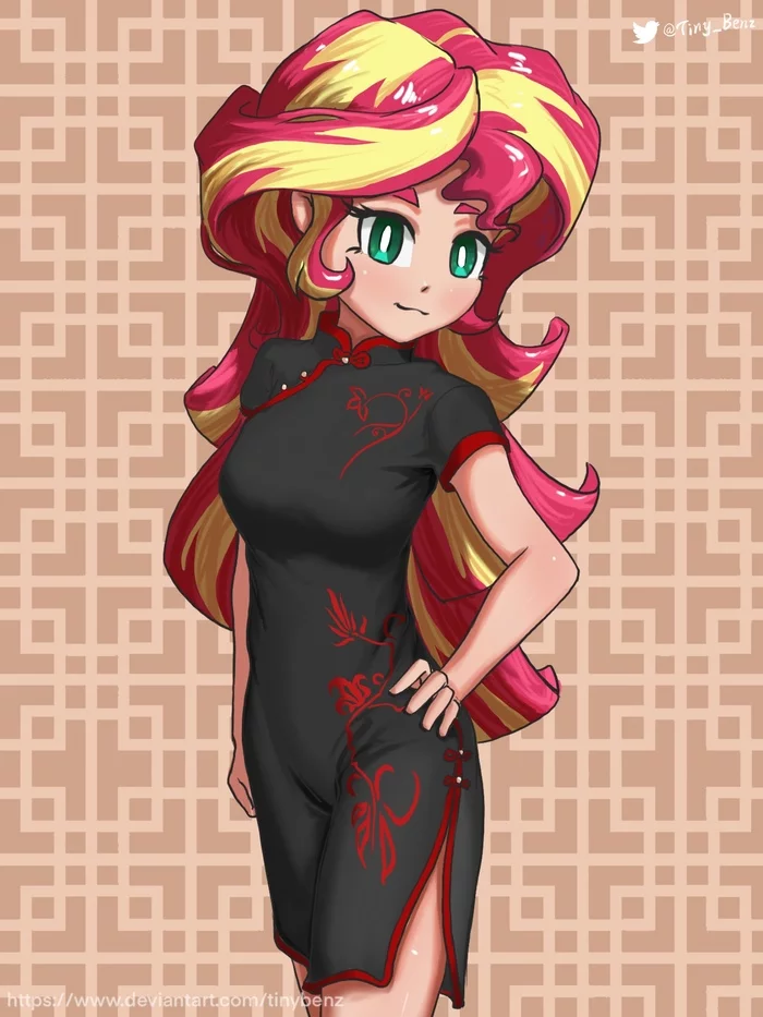 Sunset - My little pony, Equestria girls, Sunset shimmer, Tinybenz