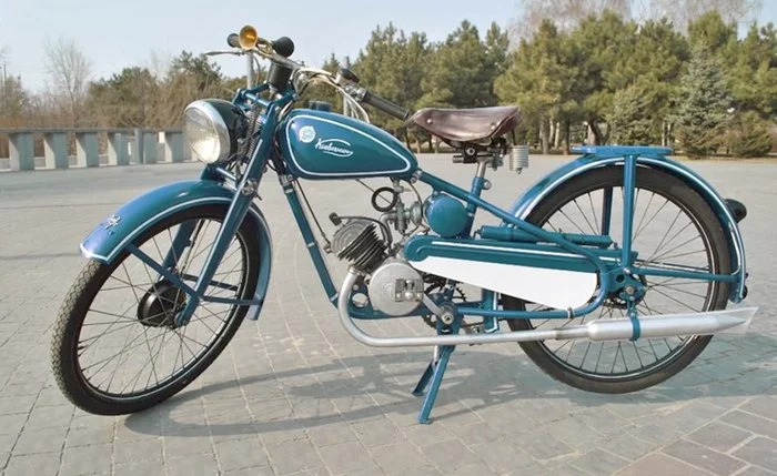 Motorbike K1B Kievlyanin - KMZ, Moto, Made in USSR, Transport, Past, Rarity, Story, Video, Longpost