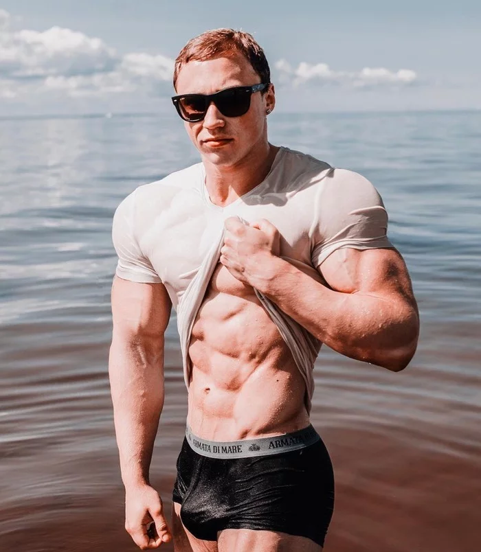 Sergey Skolskiy - Sergey Skolskiy (@Sergey_Skolskiy) - My, Fitness, Body-building, Guys, Men, Muscle, Sexuality, Torso, Longpost