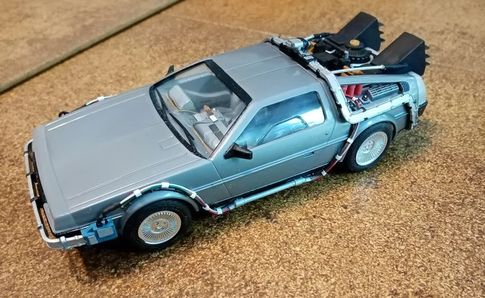 Back to the future... - Моё, Стендовый моделизм, Автомоделизм, Фильмы, Delorean