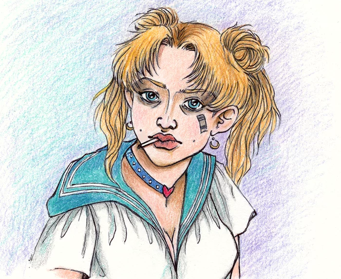 Баняха (Sailor Moon redraw) - Моё, Sailor Moon, Sailormoonredraw, Банни, Арт