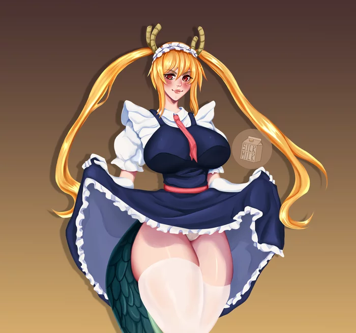 Kobayashi-san Chi no Maid Dragon | Tohru Kobayashi - NSFW, Fan art, Anime, Art, Patreon, Tooru, Kobayashi-san chi no maidragon