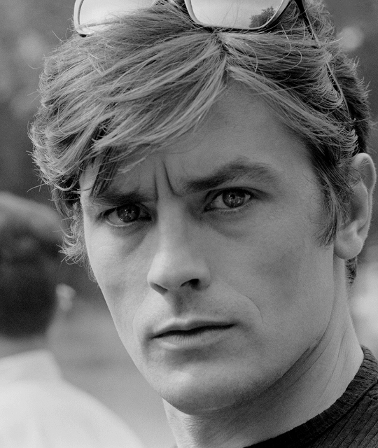 Too handsome. - beauty, Celebrities, Alain Delon, The photo, Black and white, The male, Longpost, Men