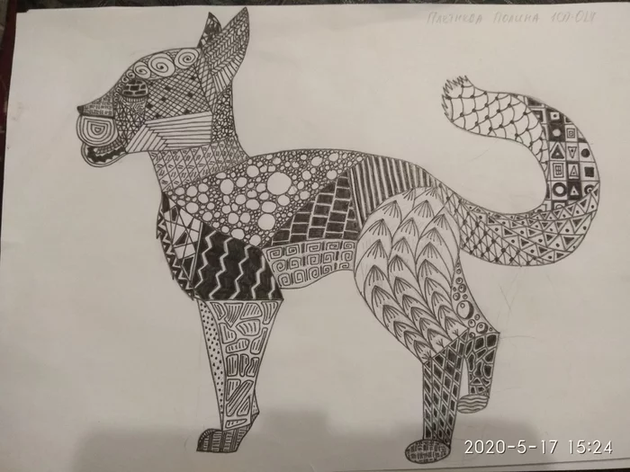 Daughter's drawings. Part two - My, Children's drawings, Artist, Drawing, Pencil drawing, Longpost