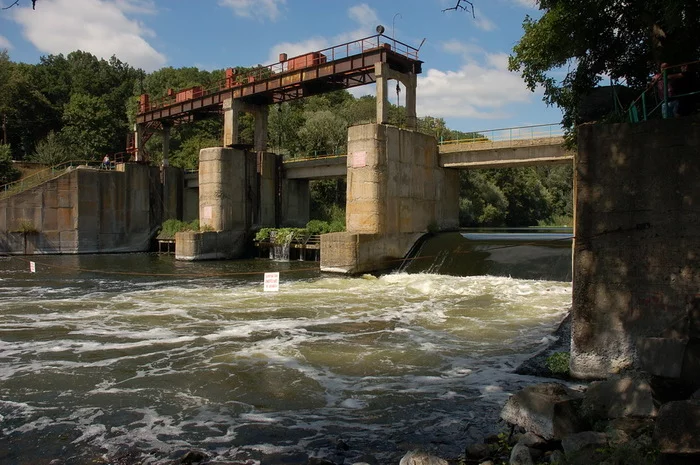 Dam on the Seversky Donets River - Seversky Donets, Dam, Maelstrom, Danger, Informative, Longpost, Picture with text