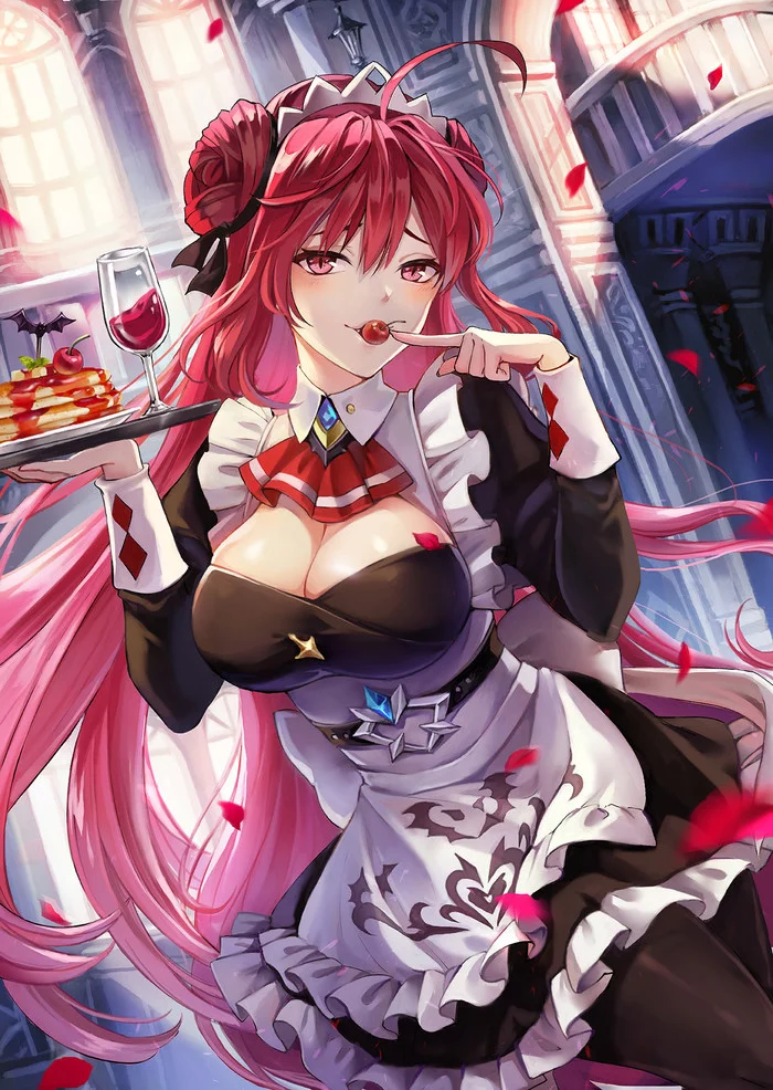 Have a bite? - Kings raid, Anime art, Anime, Housemaid